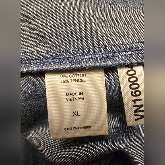 NY&Company Blue Jean Jumpsuit ~ sz XL - Picture 6 of 16